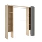 Vestidor con Cortina frontal Roble
