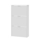 Zapatero 3 puertas abatible blanco