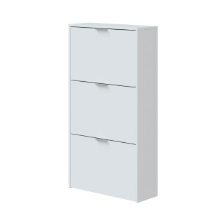 Zapatero 3 puertas abatible blanco